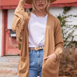 Minnie Rose Fringe Cardigan